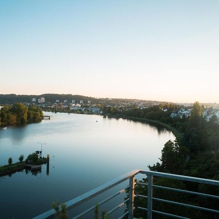 Penthouse Wohnung Mit Schoenem Moselblick In Metternich Koblencja Zewnętrze zdjęcie