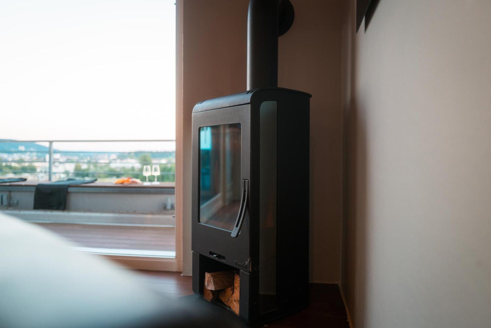 Penthouse Wohnung Mit Schoenem Moselblick In Metternich Koblencja Zewnętrze zdjęcie