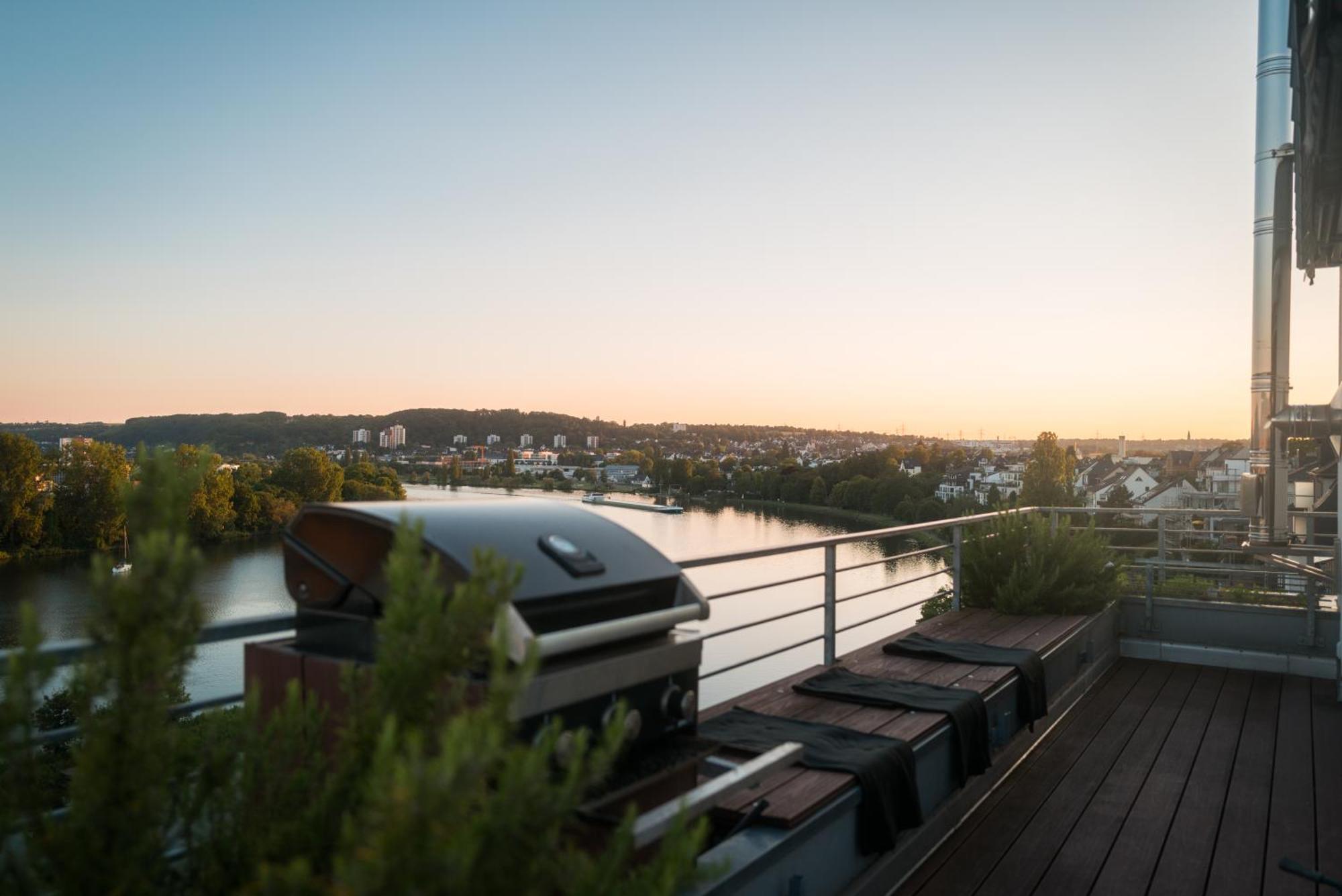 Penthouse Wohnung Mit Schoenem Moselblick In Metternich Koblencja Zewnętrze zdjęcie