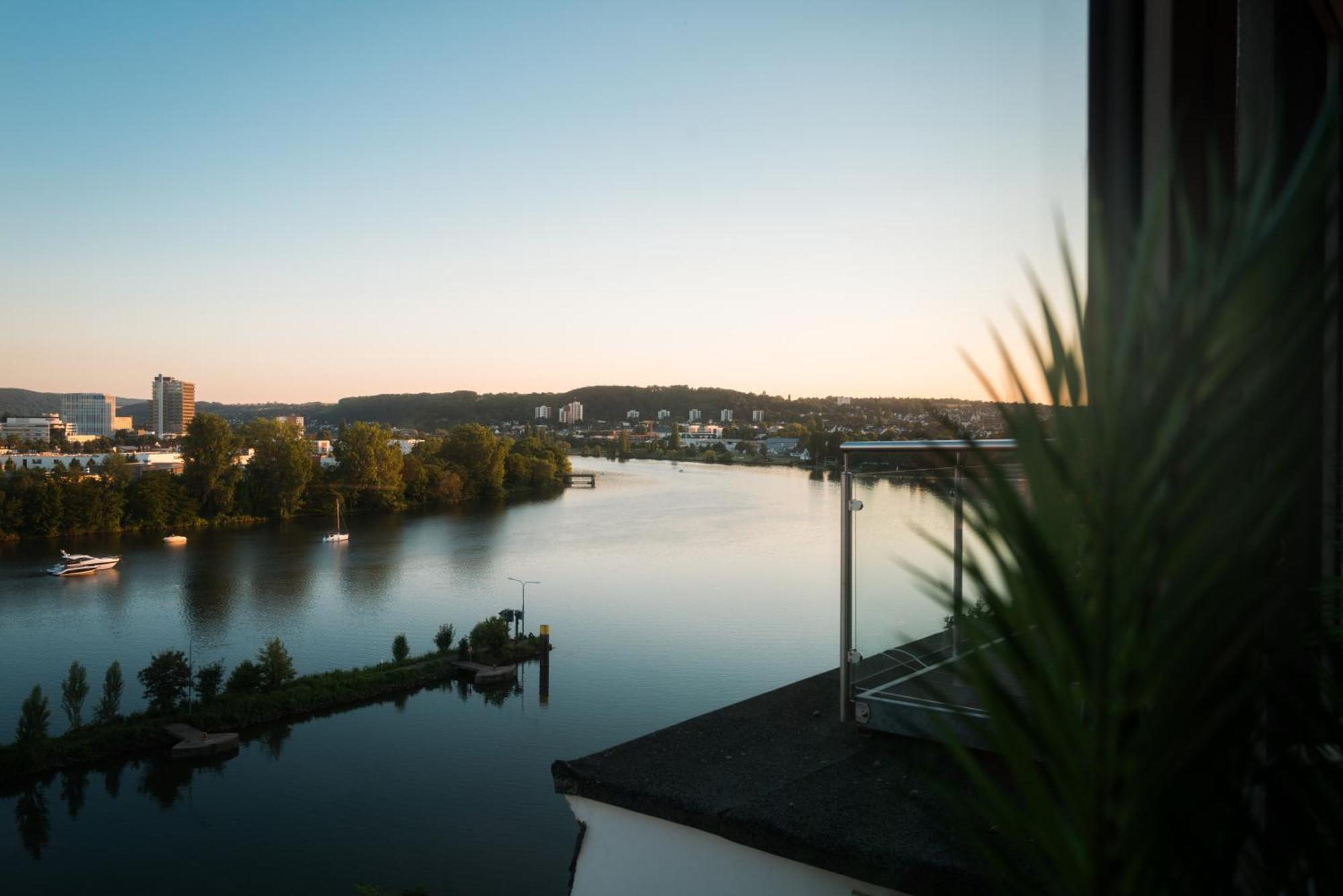 Penthouse Wohnung Mit Schoenem Moselblick In Metternich Koblencja Zewnętrze zdjęcie